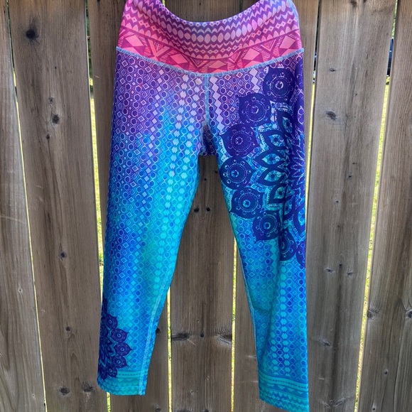 Inner Fire Pants - Inner fire mandalas Capri legging